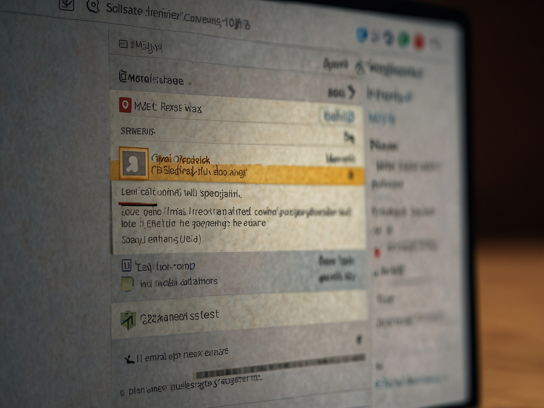 Password recovery instructions visual