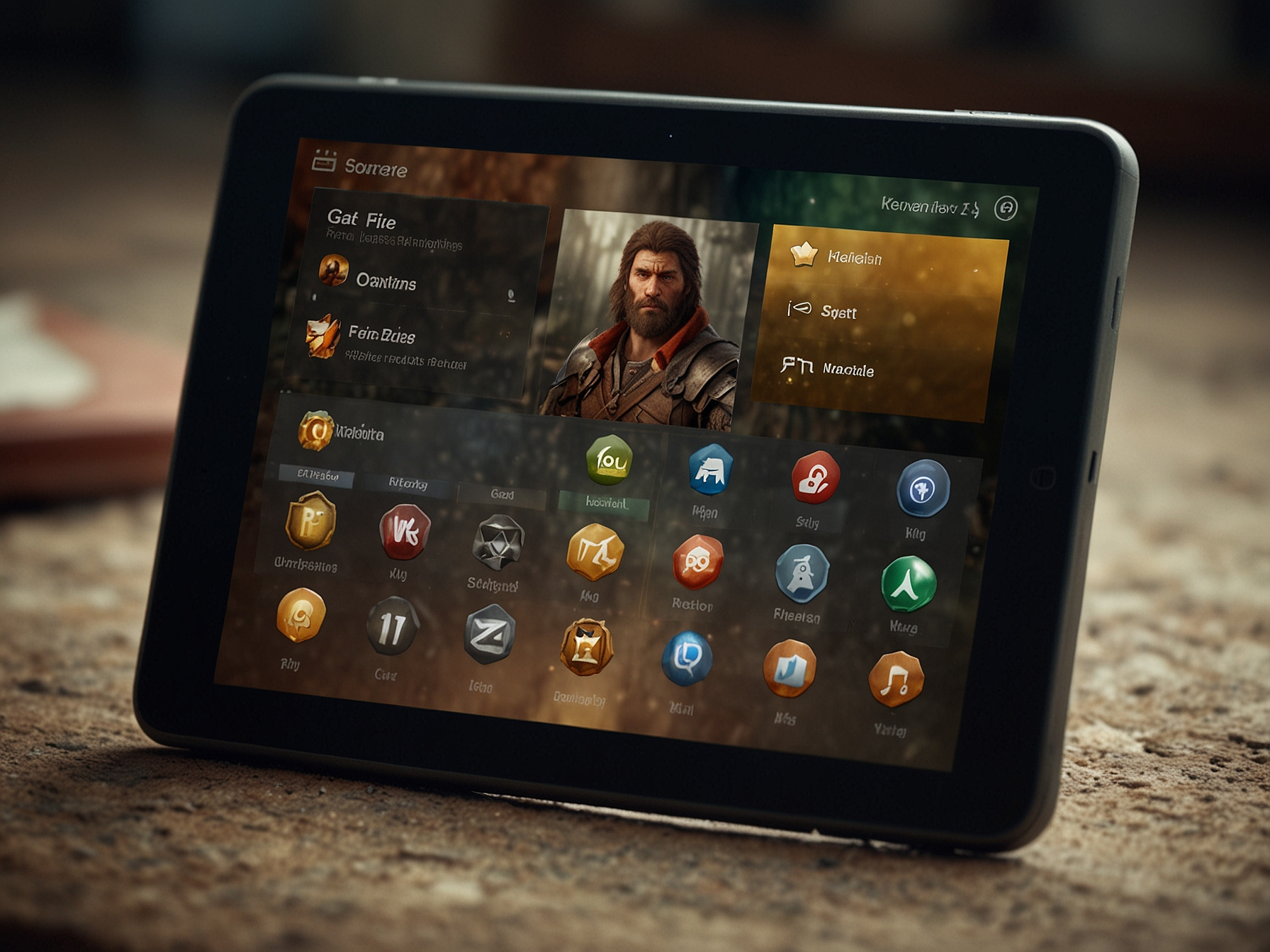 Game filters and search visual